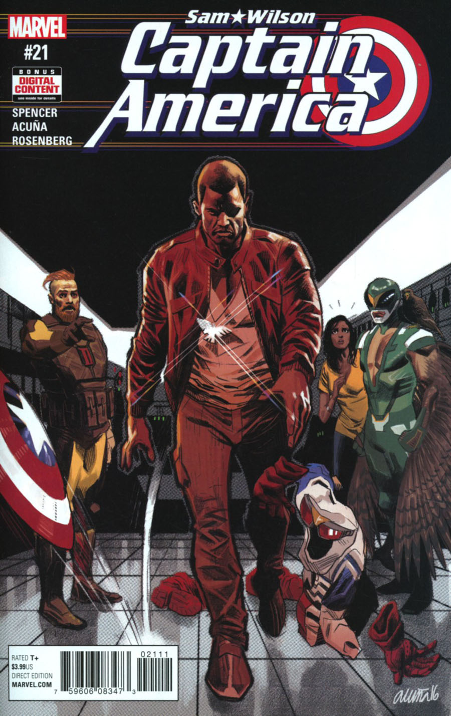 Captain America Sam Wilson #21 Cover A Regular Daniel Acuna Cover