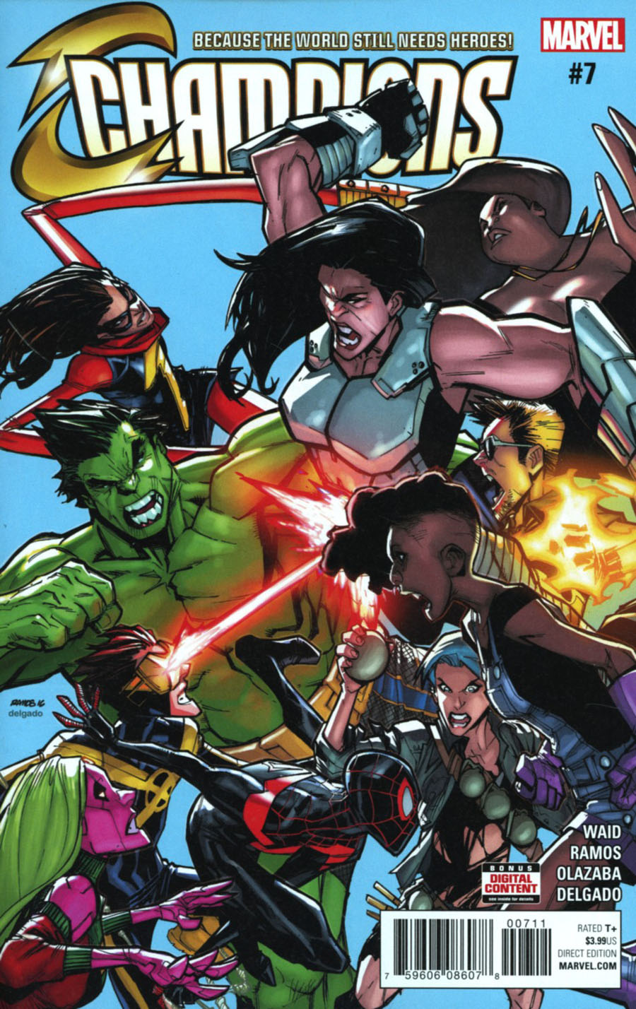 Champions (Marvel) Vol 2 #7 Cover A Regular Humberto Ramos Cover