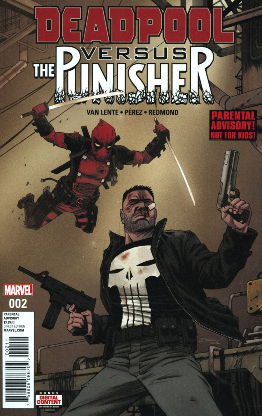 Deadpool vs Punisher #2 Cover A Regular Declan Shalvey Cover