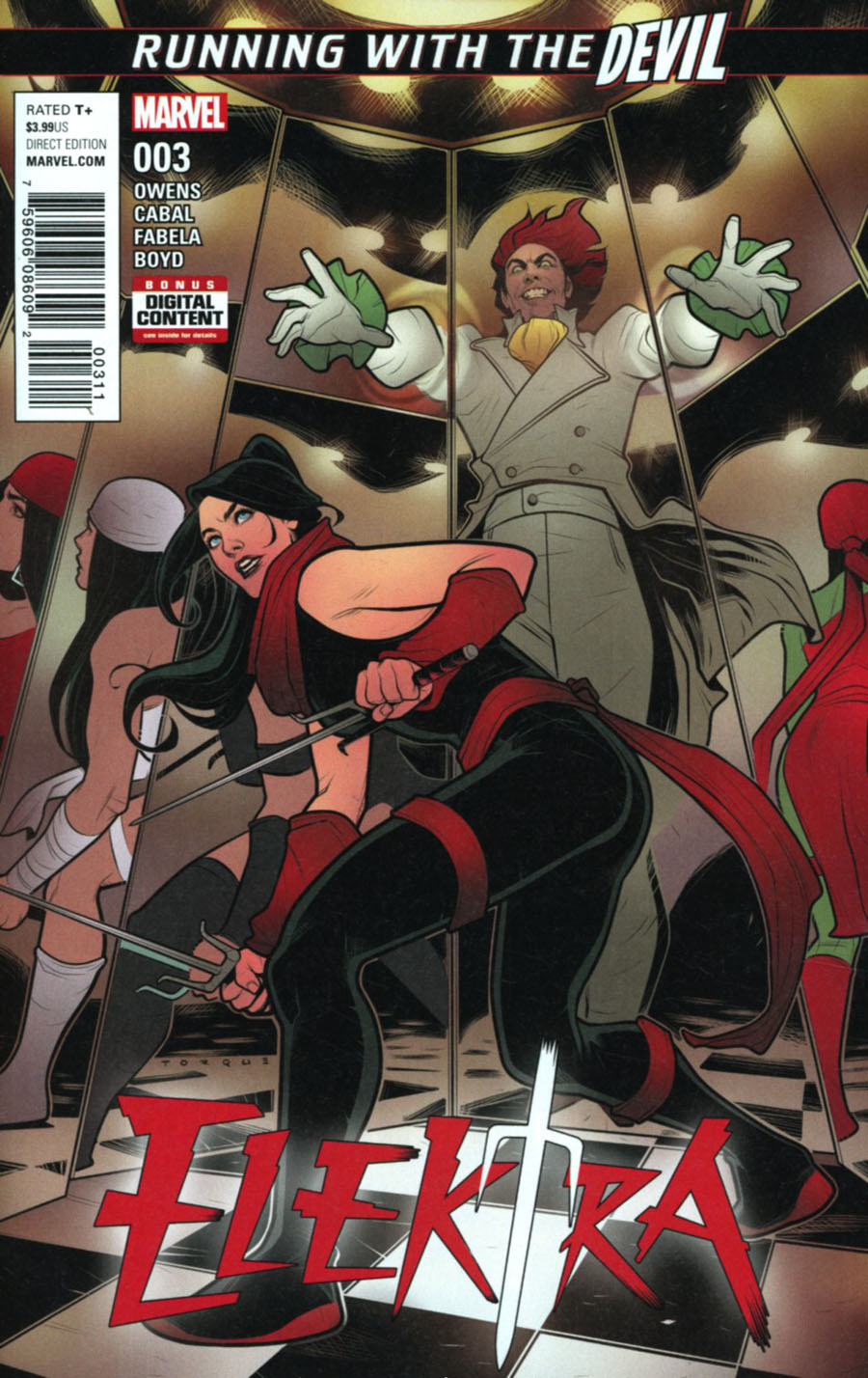 Elektra Vol 4 #3 Cover A Regular Elizabeth Torque Cover