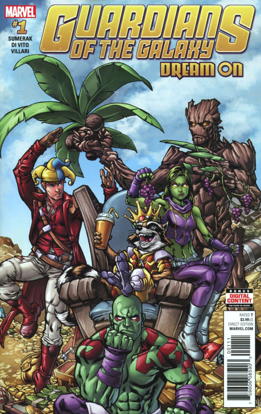 Guardians Of The Galaxy Dream On #1