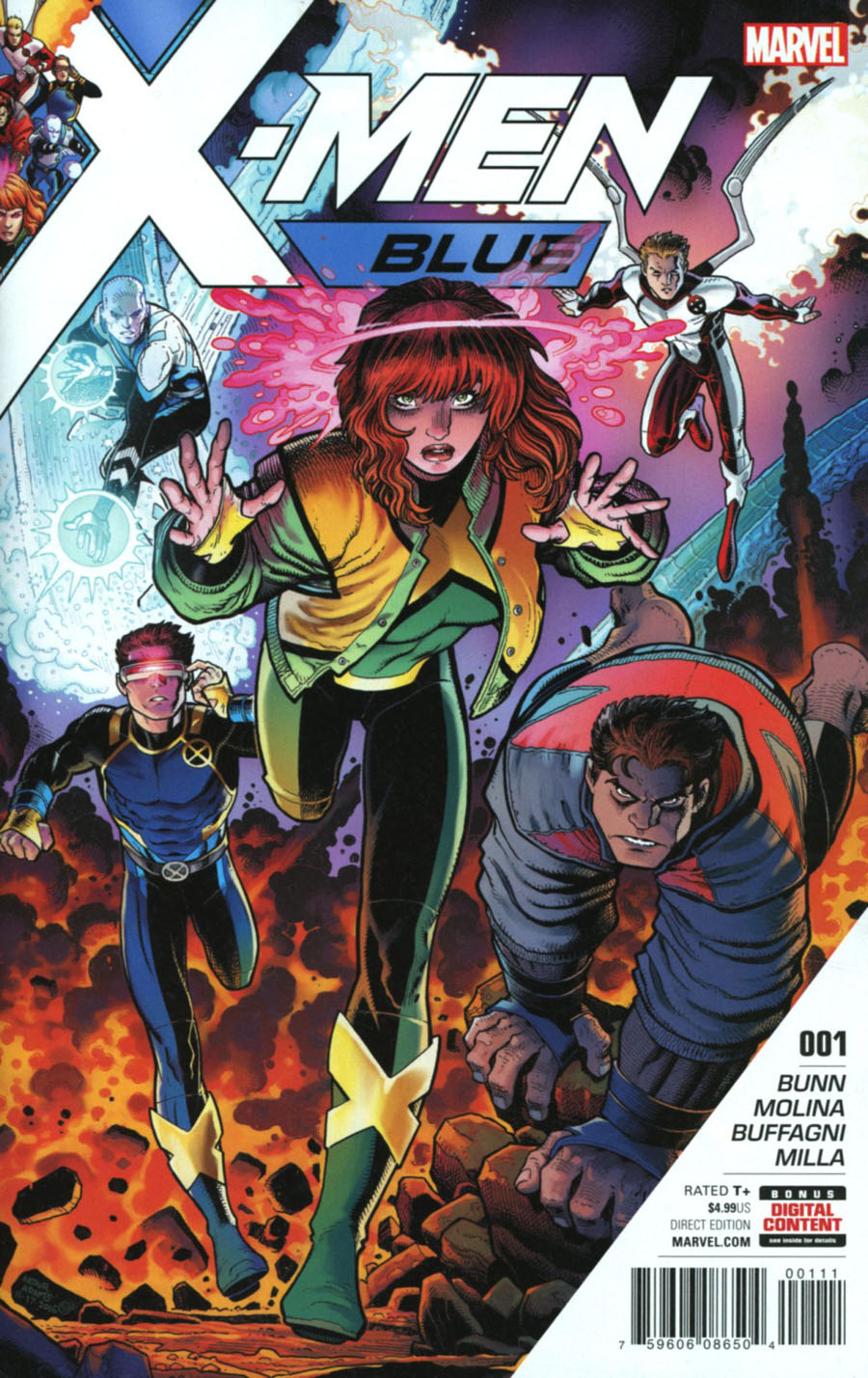 X-Men Blue #1 Cover A 1st Ptg Regular Arthur Adams Cover (Resurrxion Tie-In)