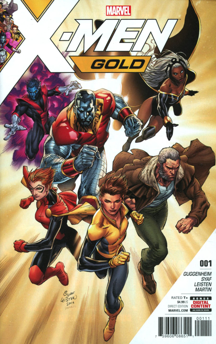 X-Men Gold #1 Cover A 1st Ptg Regular Ardian Syaf Cover (Resurrxion Tie-In)