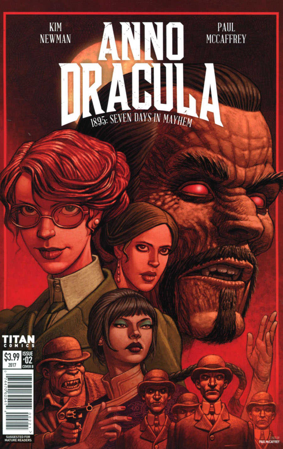 Anno Dracula #2 Cover B Variant Paul McCaffrey Cover