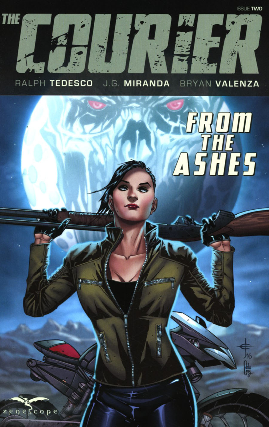 Courier From The Ashes #2 Cover A Drew Edward Johnson