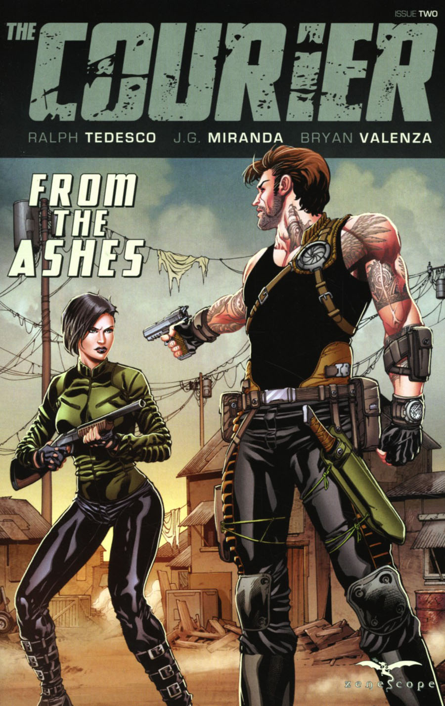 Courier From The Ashes #2 Cover D Robert Atkins