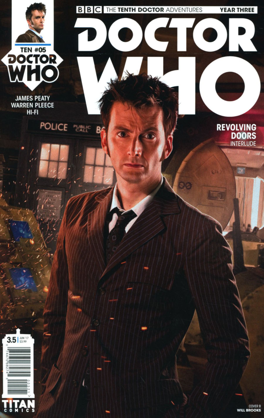 Doctor Who 10th Doctor Year Three #5 Cover B Variant Photo Cover