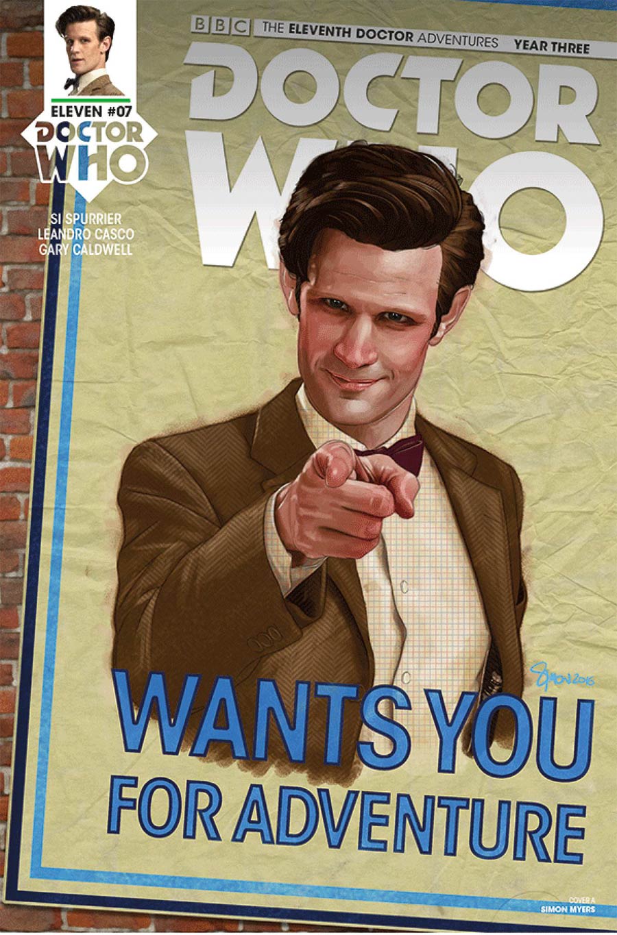 Doctor Who 11th Doctor Year Three #7 Cover A Regular Simon Myers Cover