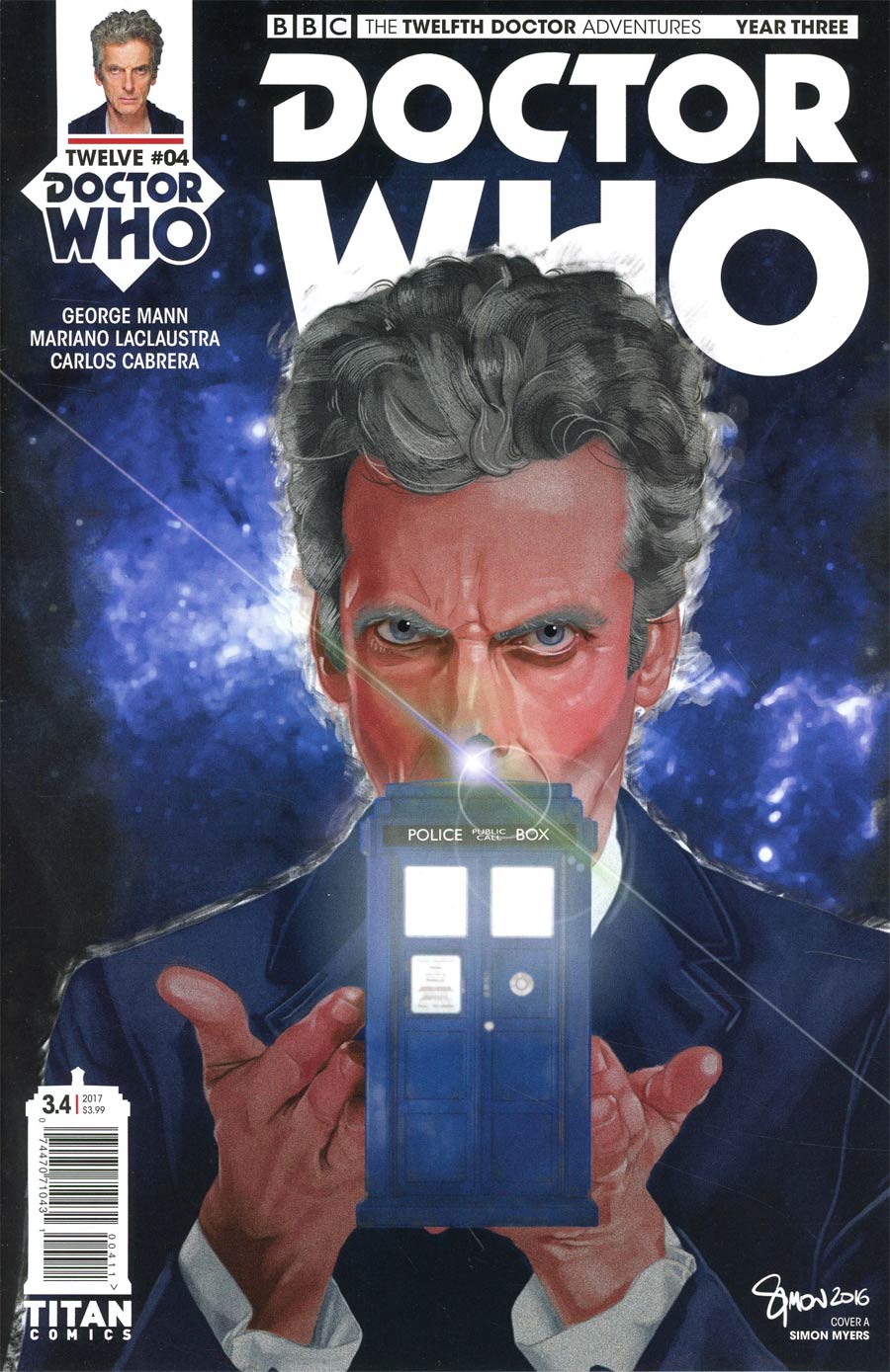 Doctor Who 12th Doctor Year Three #4 Cover A Regular Simon Myers Cover