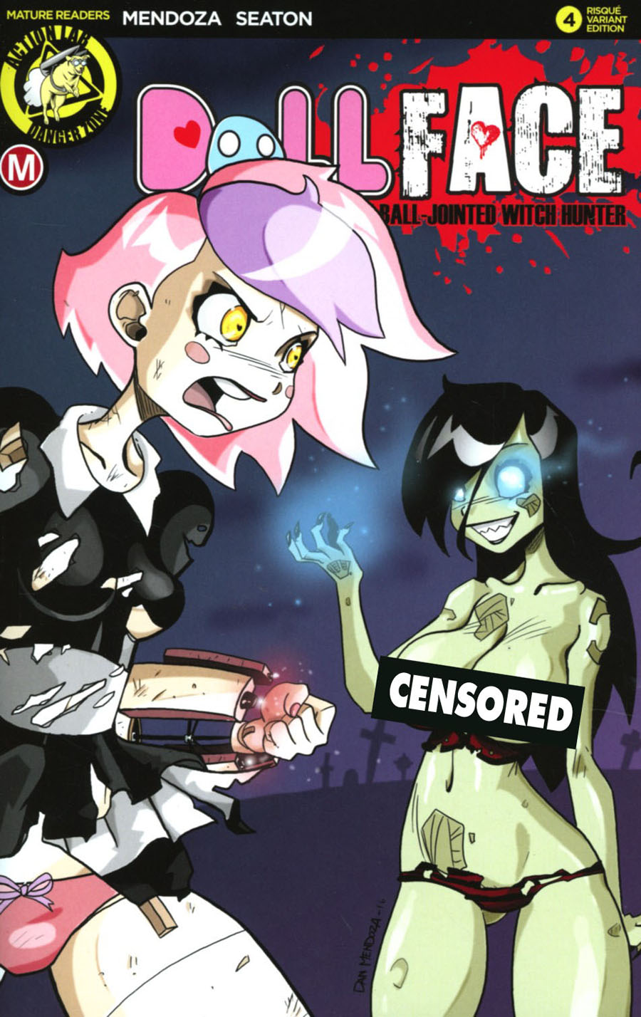 Dollface #4 Cover C Variant Dan Mendoza Risque Cover