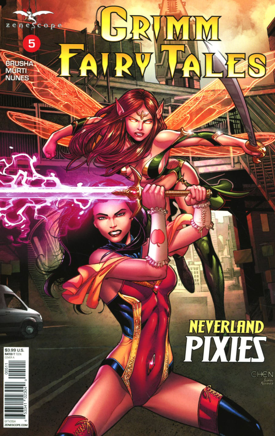 Grimm Fairy Tales Vol 2 #5 Cover A Sean Chen