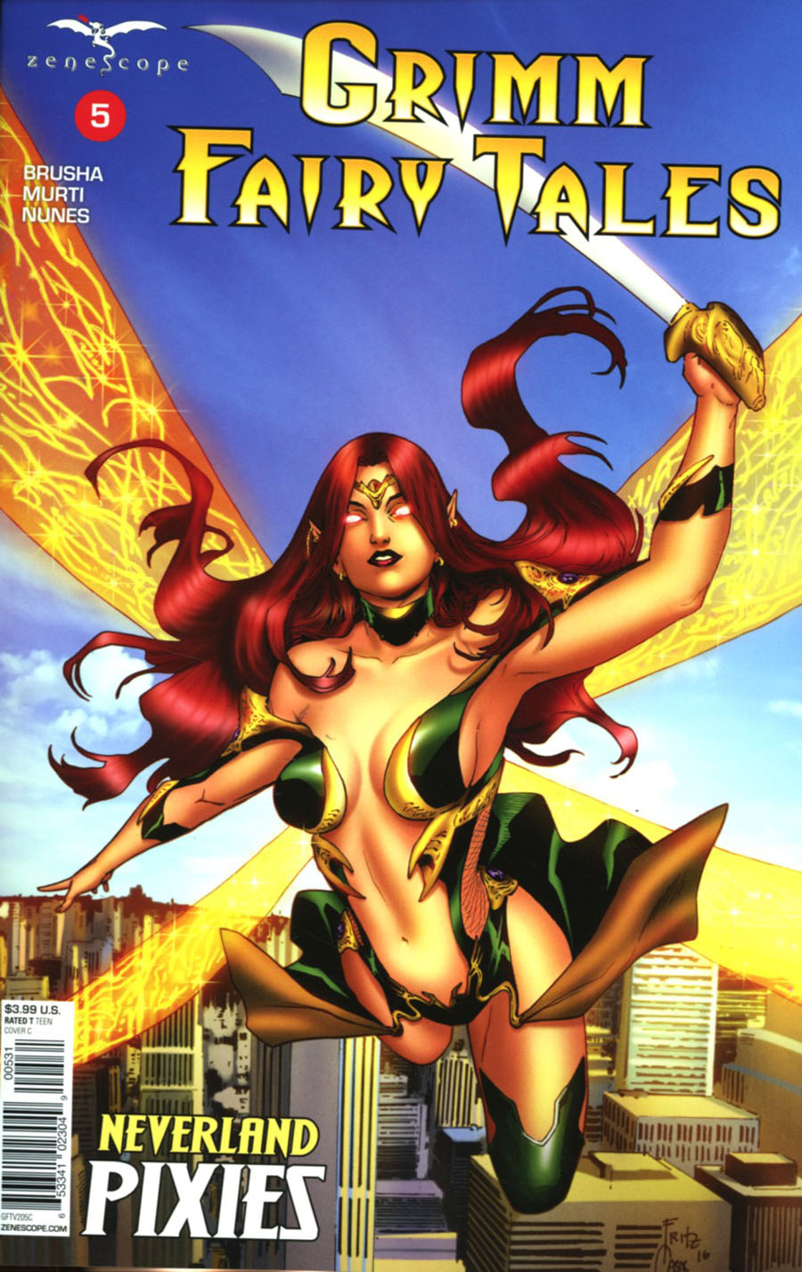 Grimm Fairy Tales Vol 2 #5 Cover C Fritz Casas