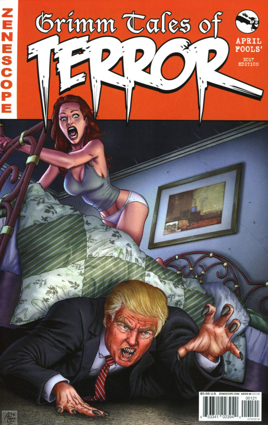 Grimm Fairy Tales Presents Grimm Tales Of Terror April Fools Edition 2017 Cover B Anthony Spay
