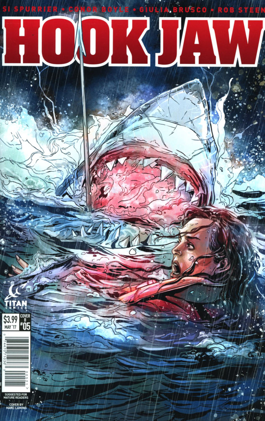 Hookjaw #5 Cover B Variant Marc Laming Cover