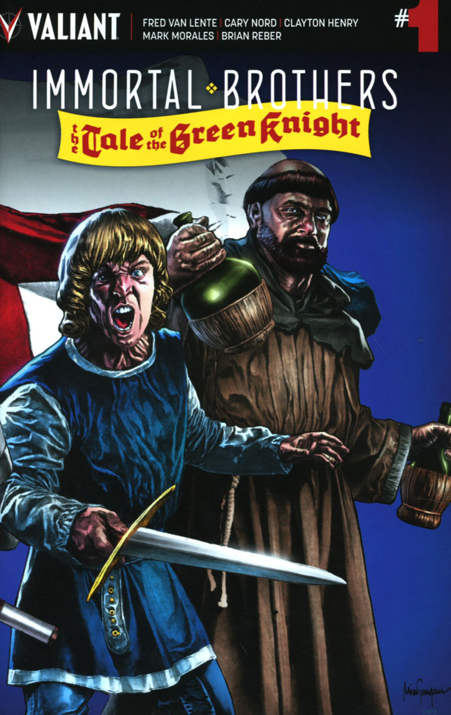 Immortal Brothers Tale Of The Green Knight #1 Cover B Variant Mico Suayan Wraparound Cover
