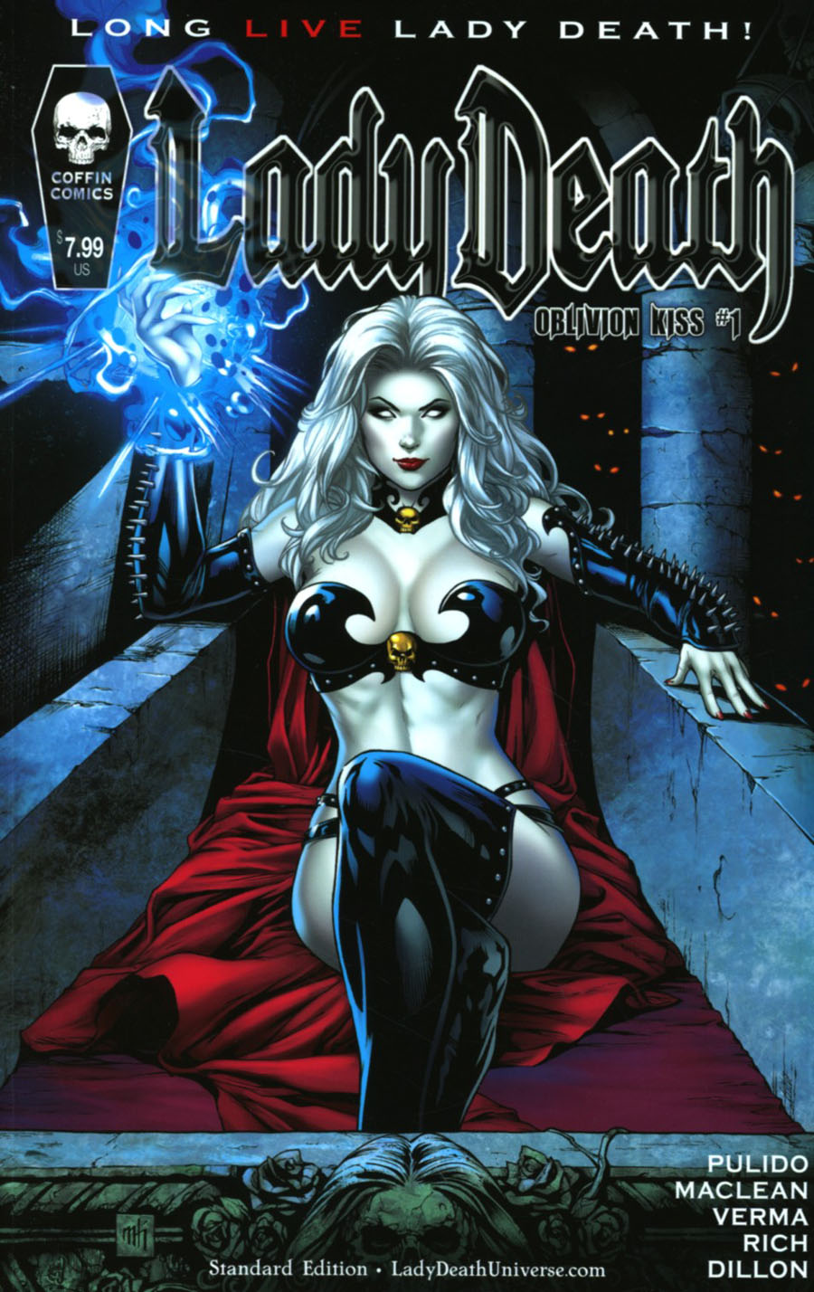 Lady Death Oblivion Kiss #1 Cover A Regular Mike Krome Cover