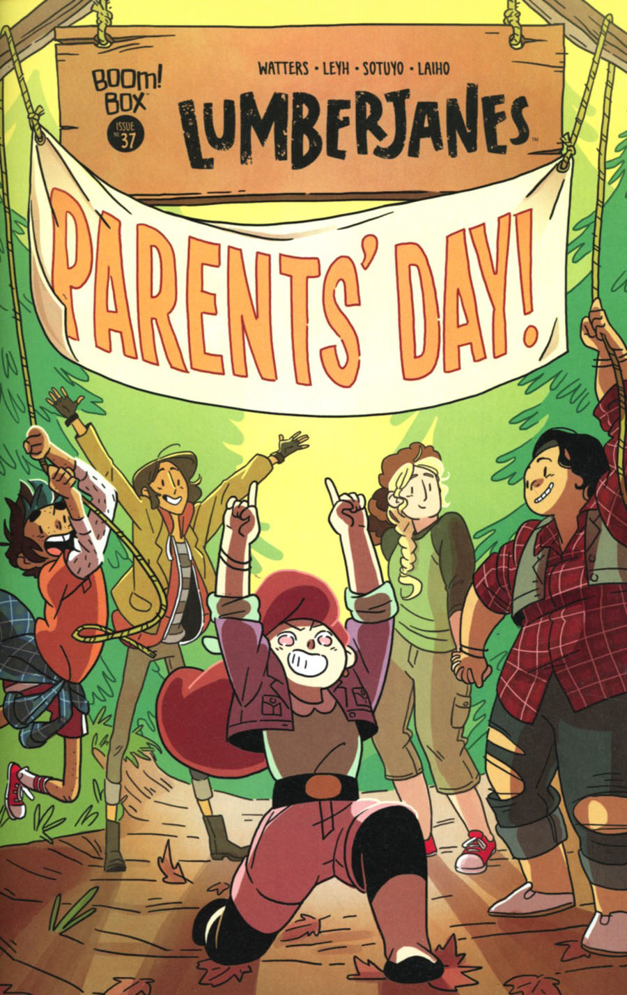 Lumberjanes #37 Cover A Regular Kat Leyh Cover