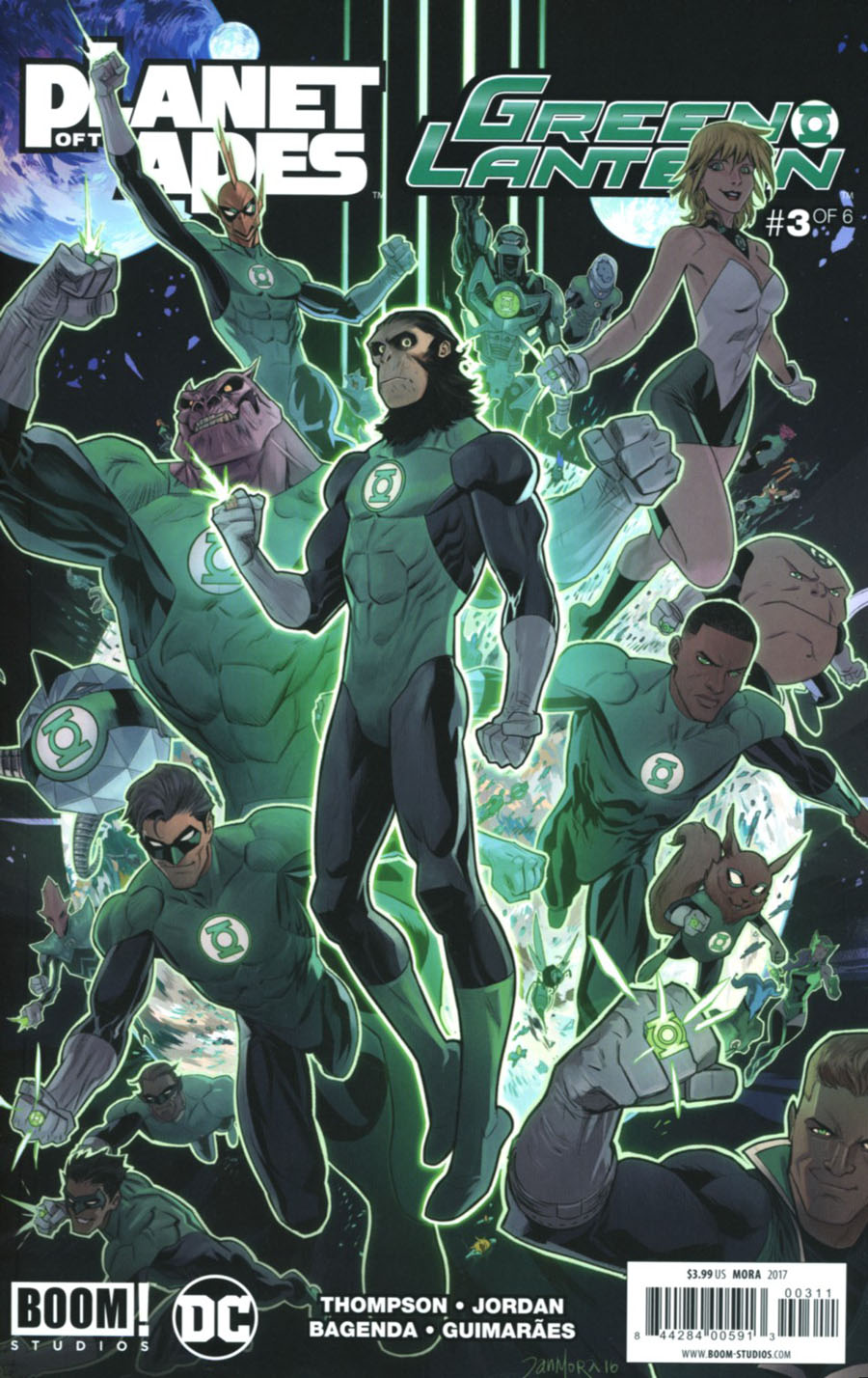 Planet Of The Apes Green Lantern #3 Cover A Regular Dan Mora Cover