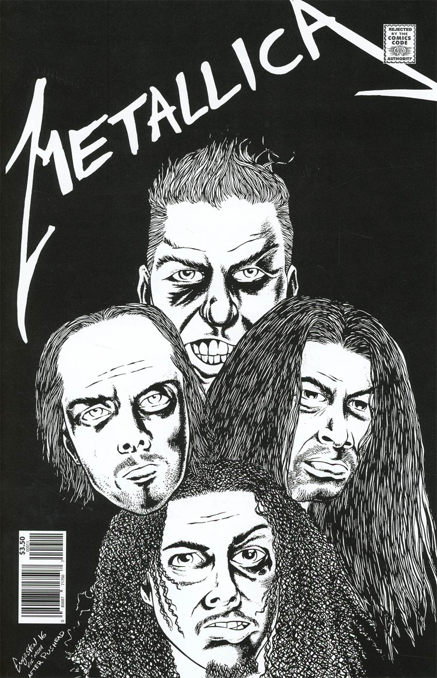 Rock & Roll Biographies Metallica Cover A Regular Mats Engesten & Victor Moya Cover