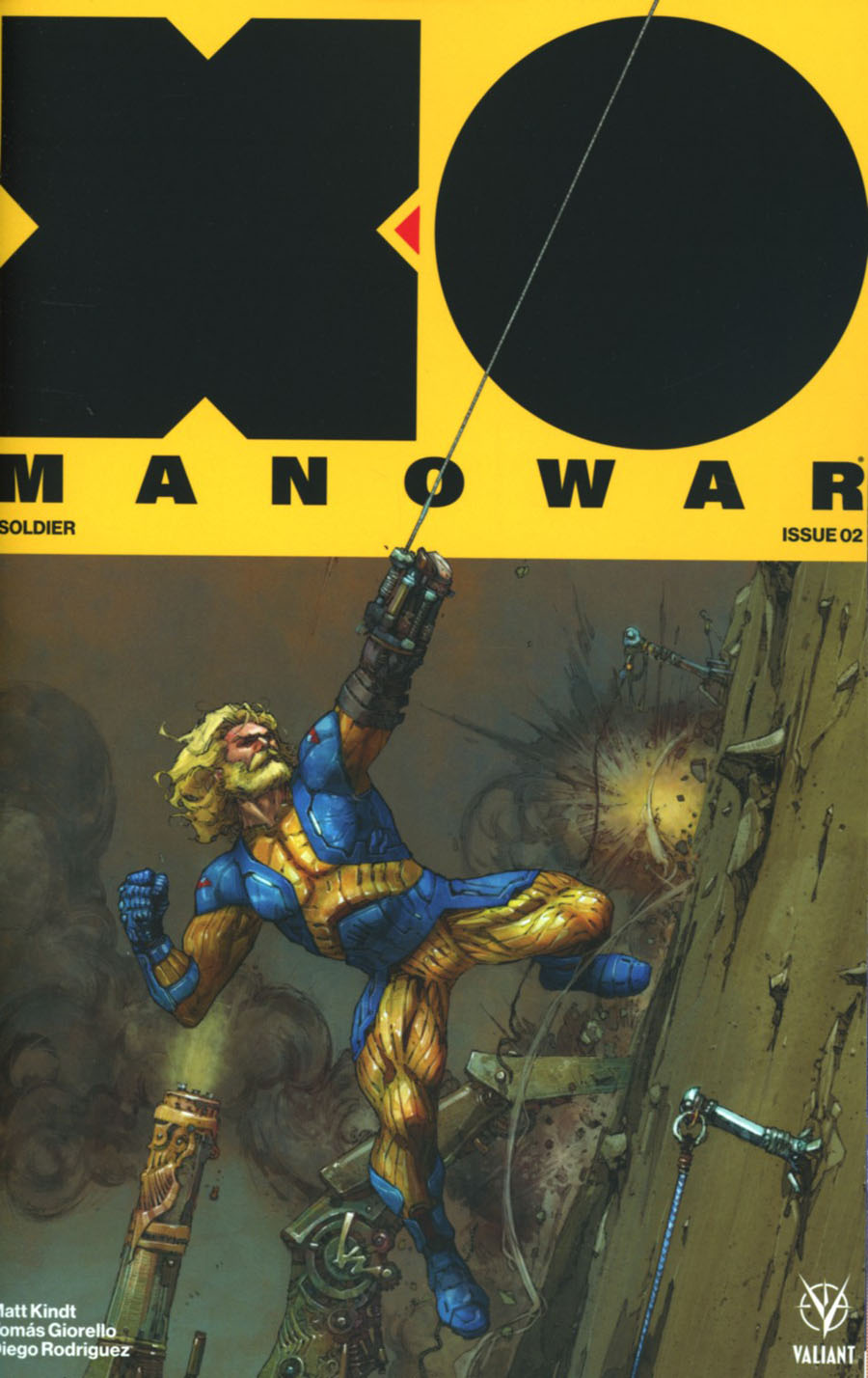 X-O Manowar Vol 4 #2 Cover B Variant Kenneth Rocafort Cover