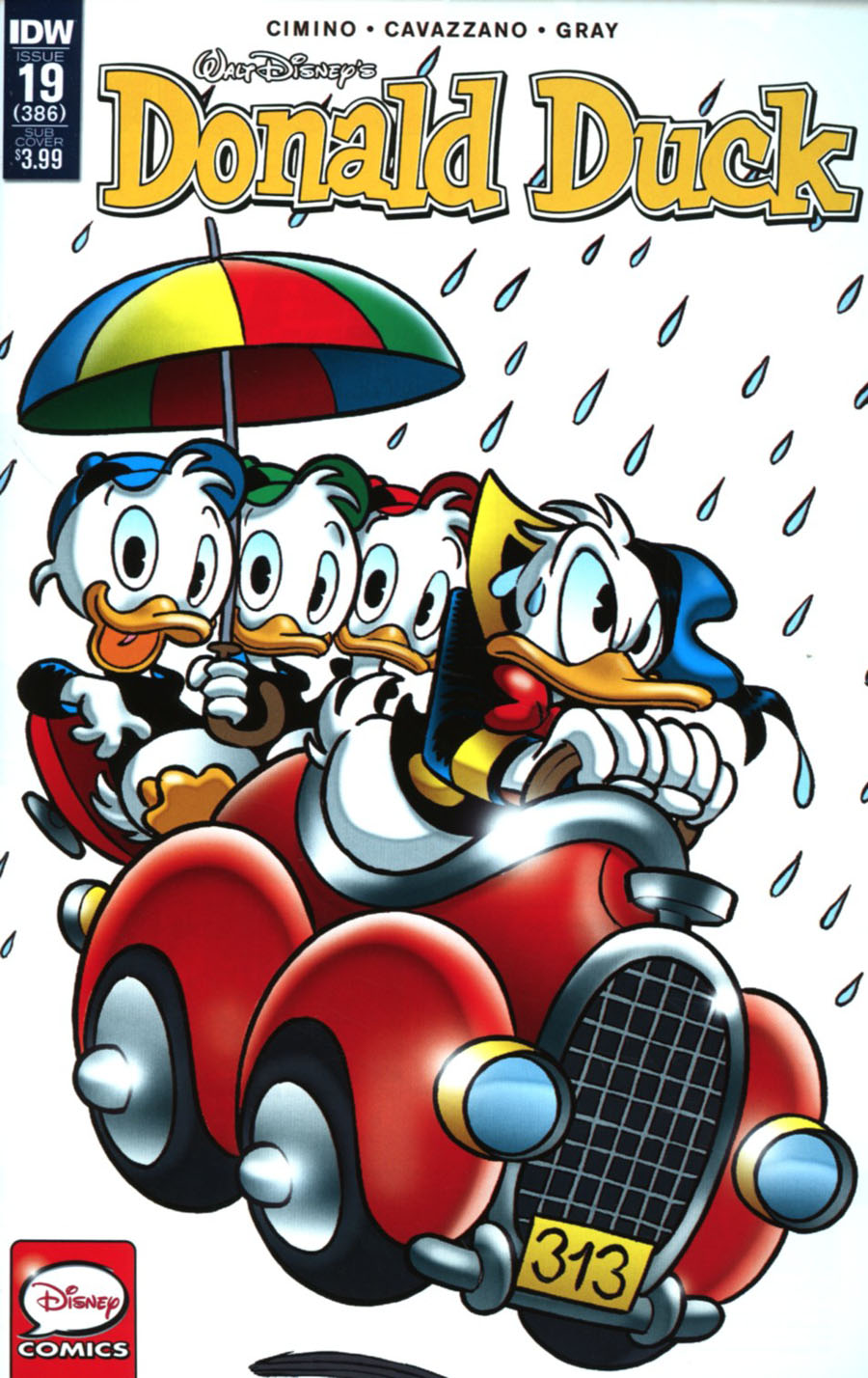 Donald Duck Vol 2 #19 Cover B Variant Andrea Freccero Subscription Cover