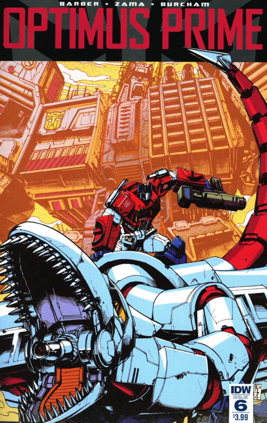 Optimus Prime #6 Cover A Regular Kei Zama Cover