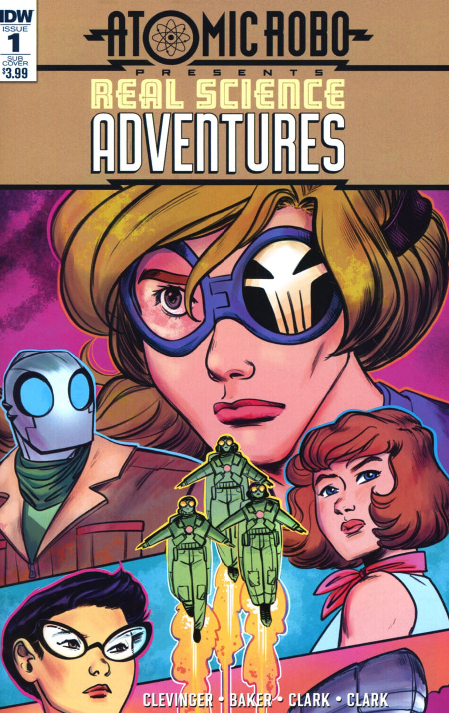 Atomic Robo Presents Real Science Adventures #1 Cover B Variant Veronica Fish Subscription Cover