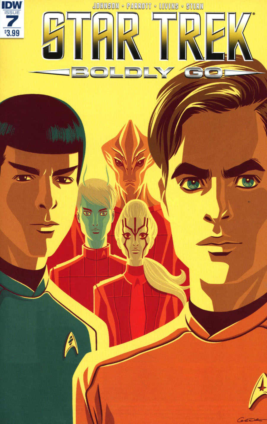 Star Trek Boldly Go #7 Cover A Regular George Caltsoudas Cover