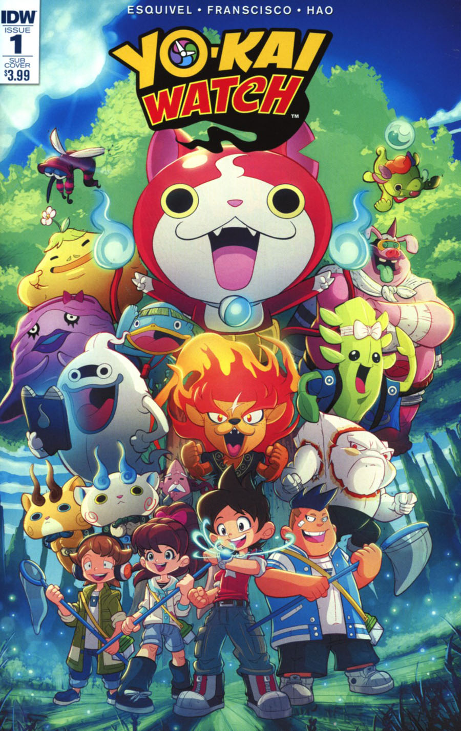 Yo-Kai Watch #1 Cover B Variant Rob Duenas Subscription Cover