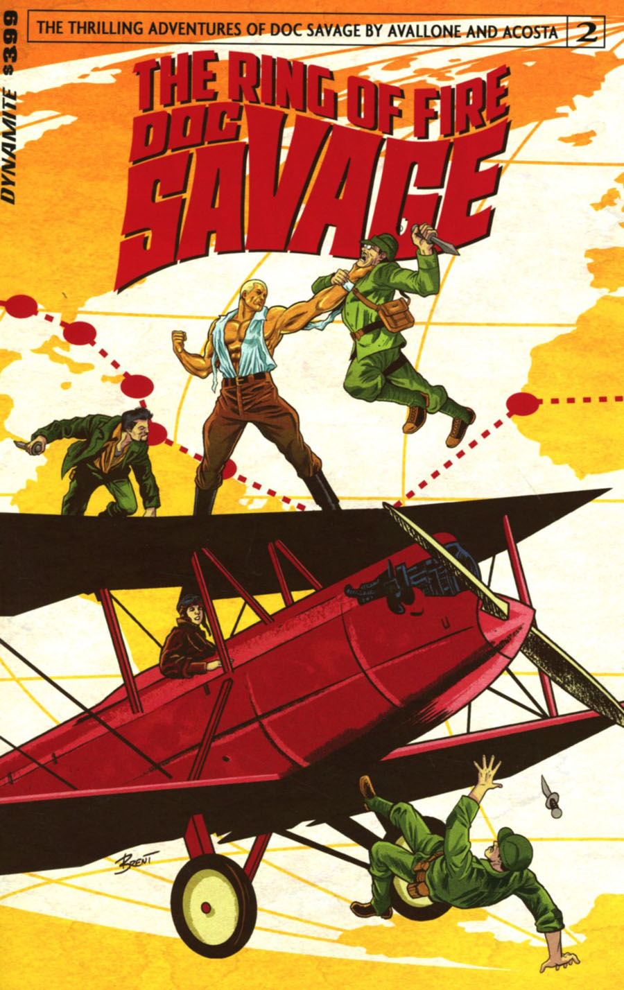 Doc Savage Ring Of Fire #2 Cover A Regular Brent Schoonover Cover
