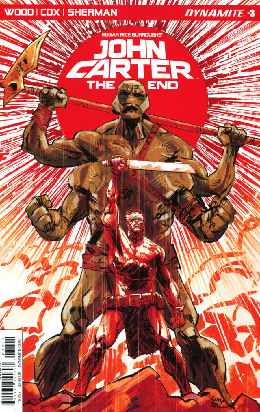 John Carter The End #3 Cover A Regular Garry Brown Cover