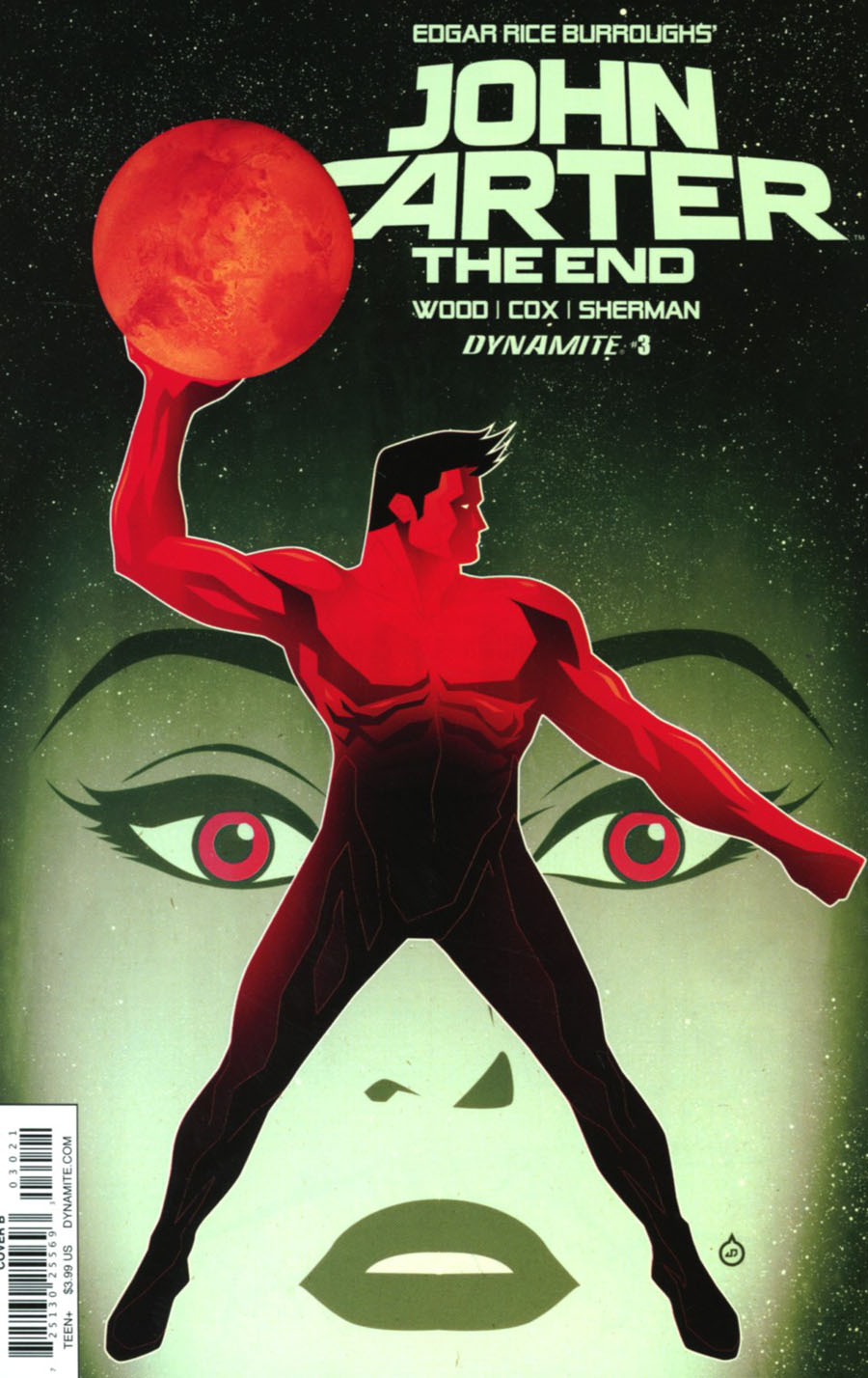 John Carter The End #3 Cover B Variant Juan Doe Cover