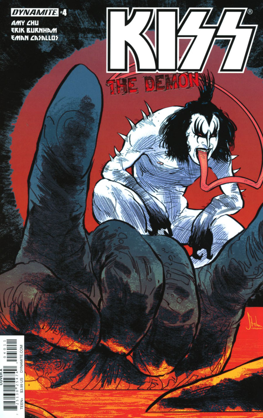 KISS The Demon #4 Cover A Regular Kyle Strahm Cover