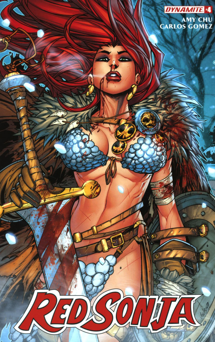 Red Sonja Vol 7 #4 Cover B Variant Jonboy Meyers Cover