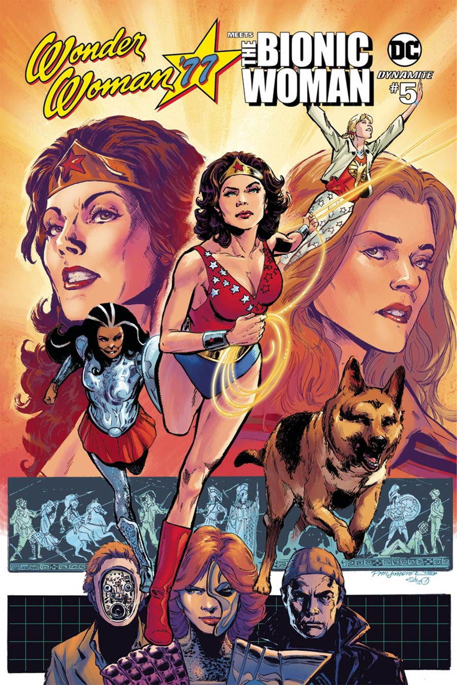 Wonder Woman 77 Meets The Bionic Woman #5 Cover B Variant Phil Jimenez Cover