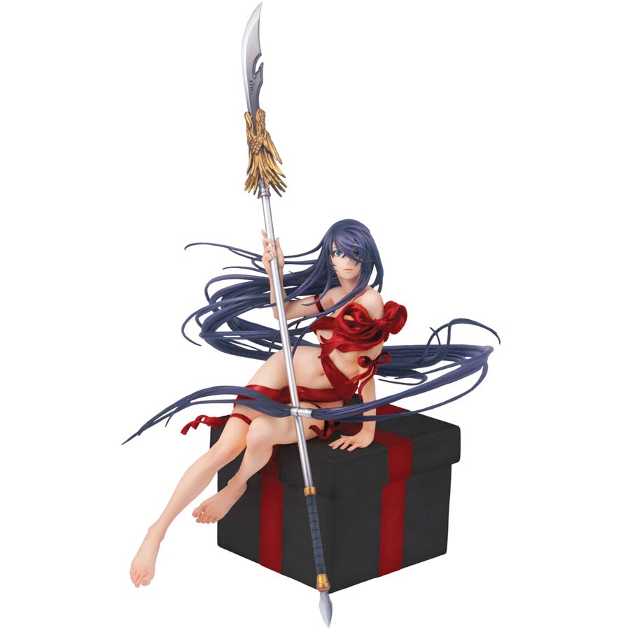 Ikki Tousen Unchou Kanu Ribbon Doll Red PVC Figure