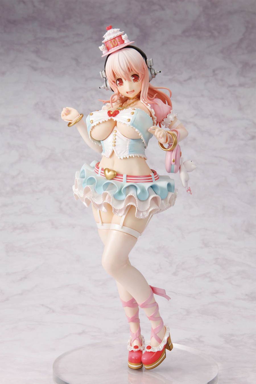 Super Sonico Super Sonico 10th Anniversary 1/7 Scale PVC Figure