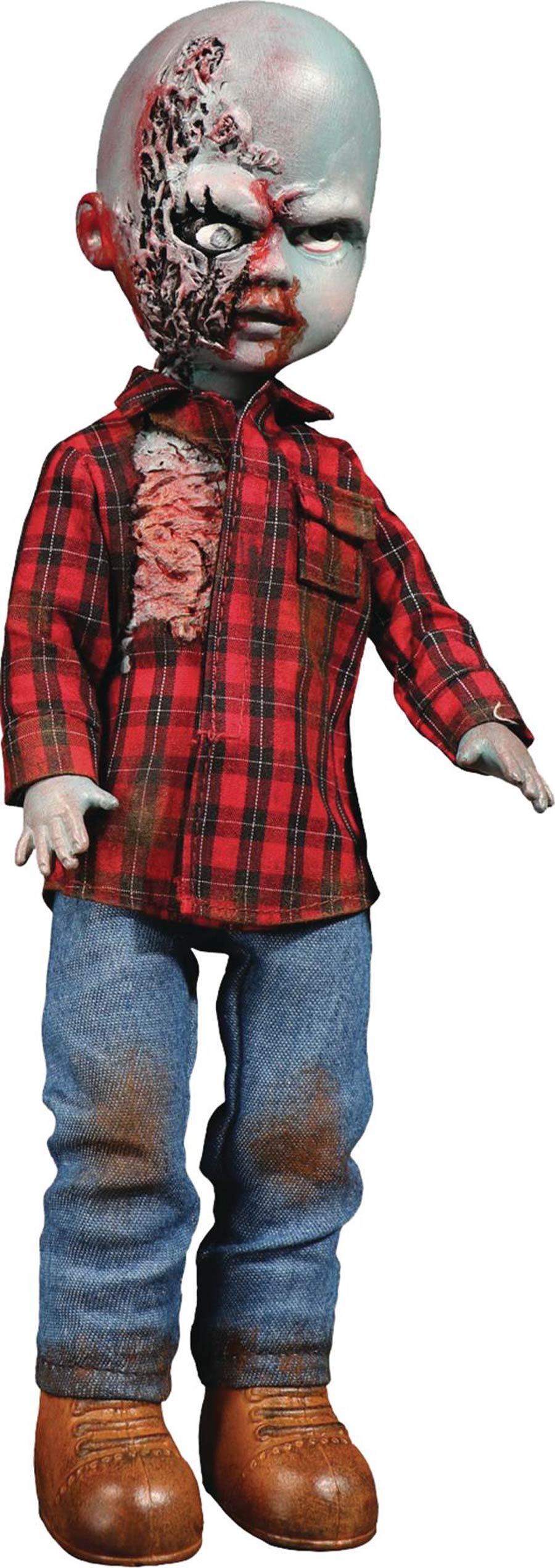 Living Dead Dolls Dawn Of The Dead Doll - Plaid Shirt Zombie