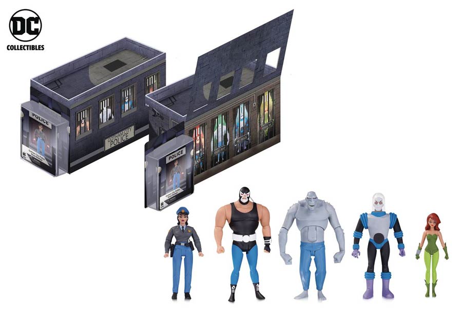 Batman Animated Batman The Animated Series GCPD Rogues Gallery 5-Pack Action Figure