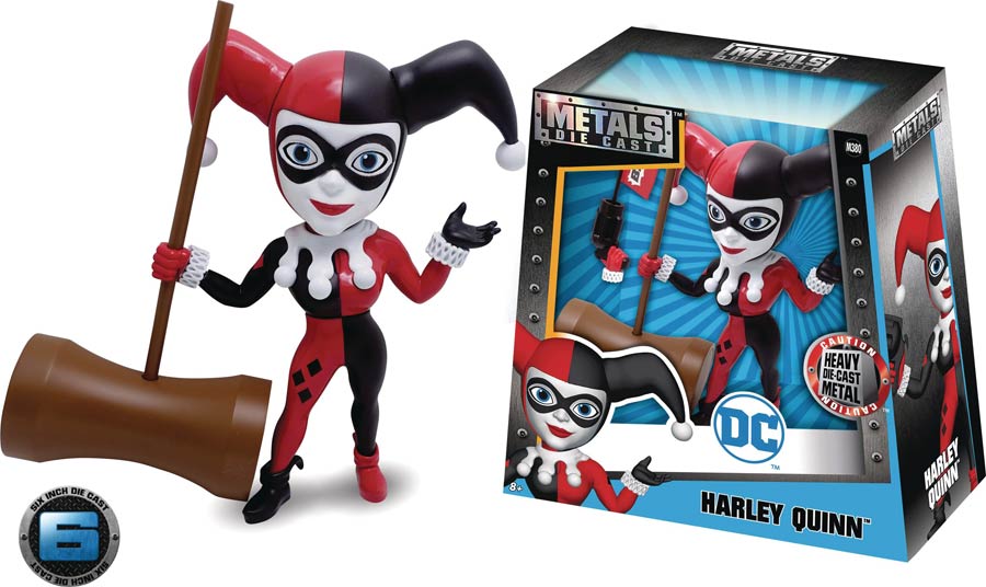 Metals DC Girls 6-Inch Die-Cast Figure - Harley Quinn (Color)