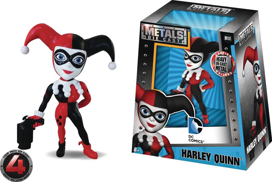 Metals DC Girls 4-Inch Die-Cast Figure Wave 1 - Harley Quinn