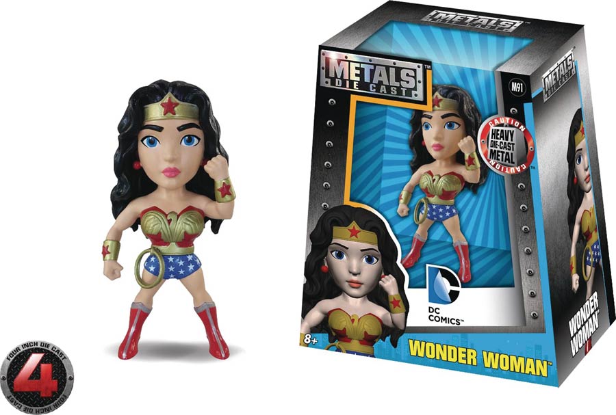 Metals DC Girls 4-Inch Die-Cast Figure Wave 1 - Wonder Woman