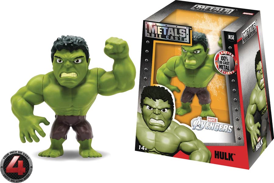 Metals Deadpool 4-Inch Die-Cast Figure - Hulk