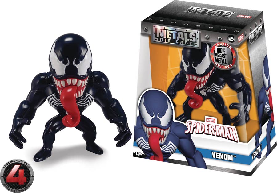 Metals Spider-Man 4-Inch Die-Cast Figure - Venom