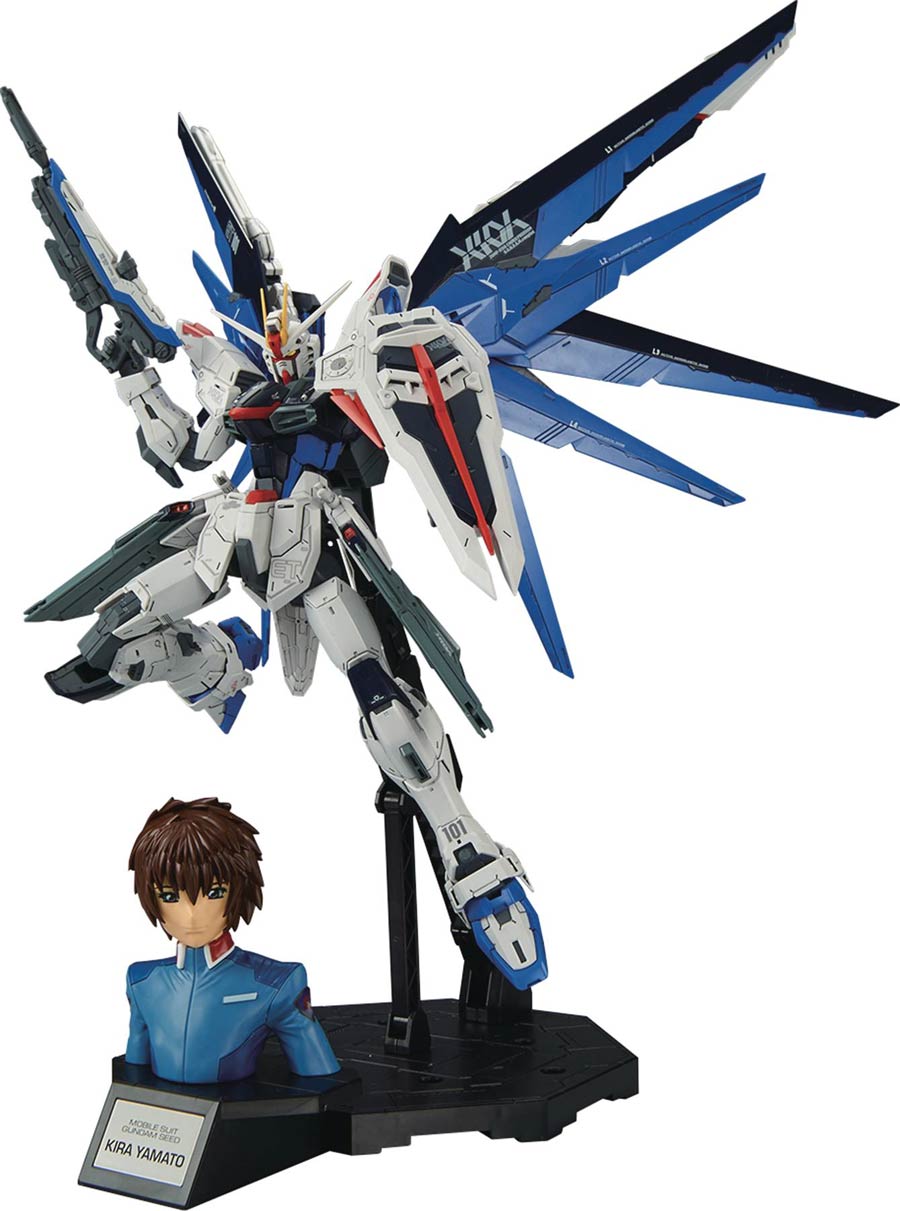 Gundam Dramatic Combination Master Grade 1/100 Kit & Figure-Rise Bust - Gundam SEED - Freedom Gundam Ver.2.0 & Kira Yamato