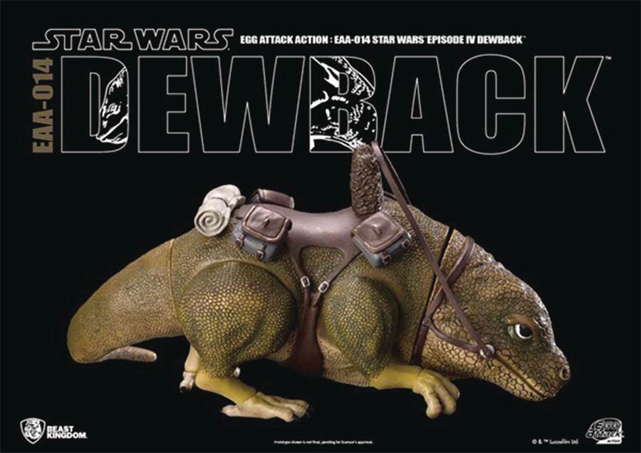 Star Wars Episode IV A New Hope Egg Attack Action 014 Dewback Previews Exclusive Action Figure