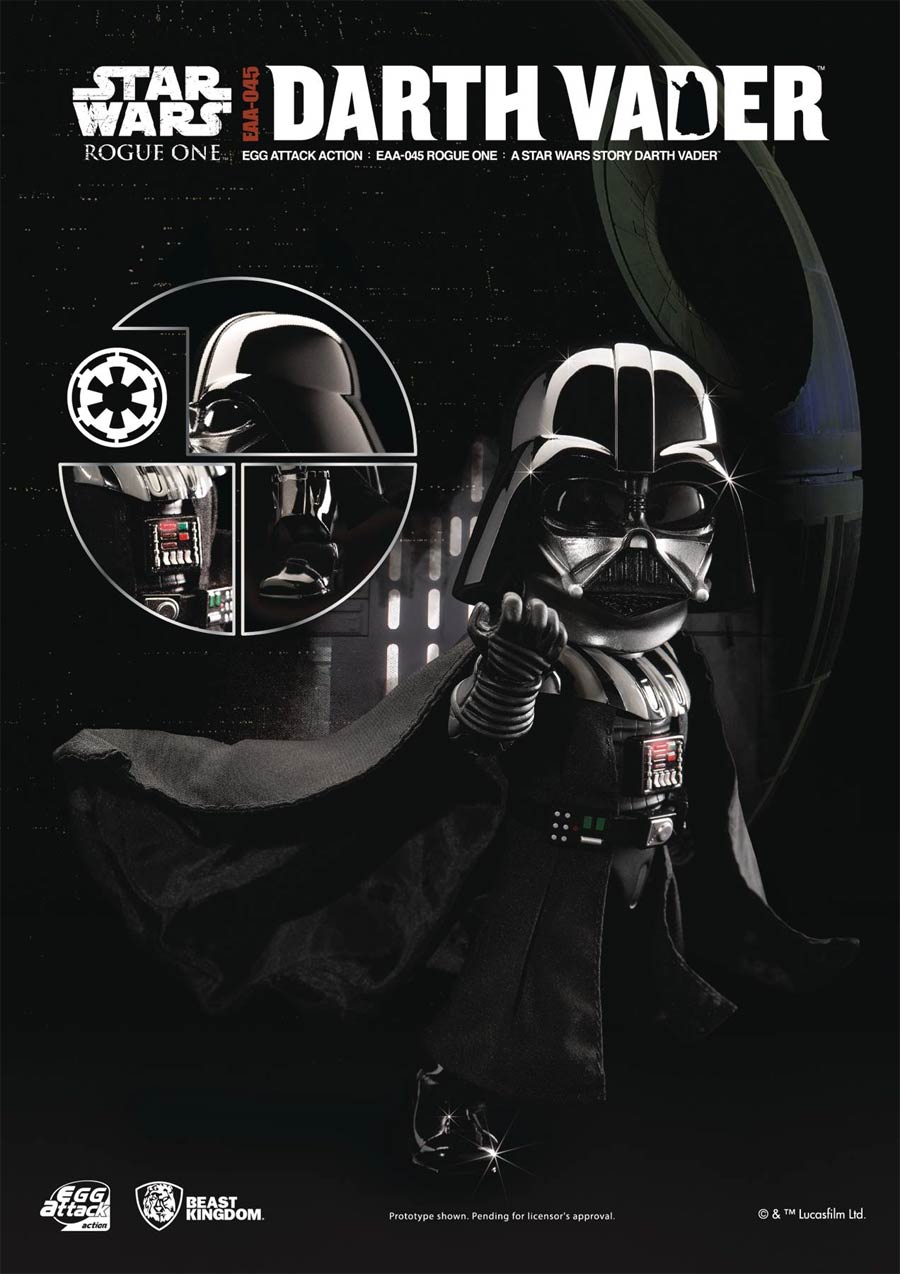 Star Wars Rogue One Egg Attack Action 045 Darth Vader Previews Exclusive Action Figure