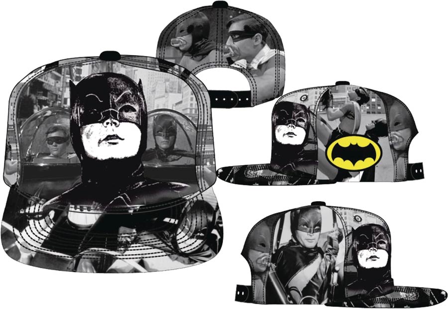 Batman 66 Embossed Logo Sublimated Snapback Cap