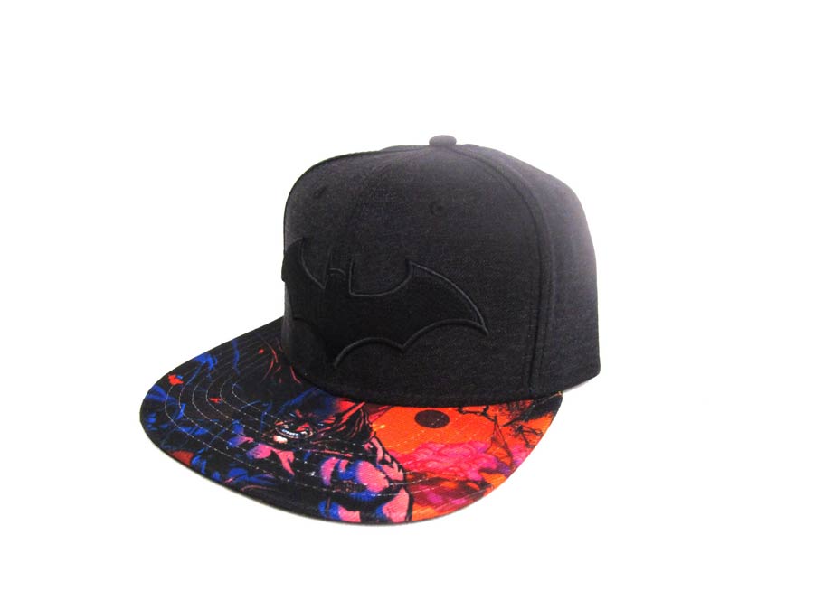 DC Comics Batman Black Sublimated Bill Snapback Hat