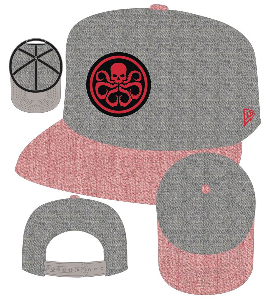Hydra & Shield Symbol Previews Exclusive Heather Action Snapback Cap